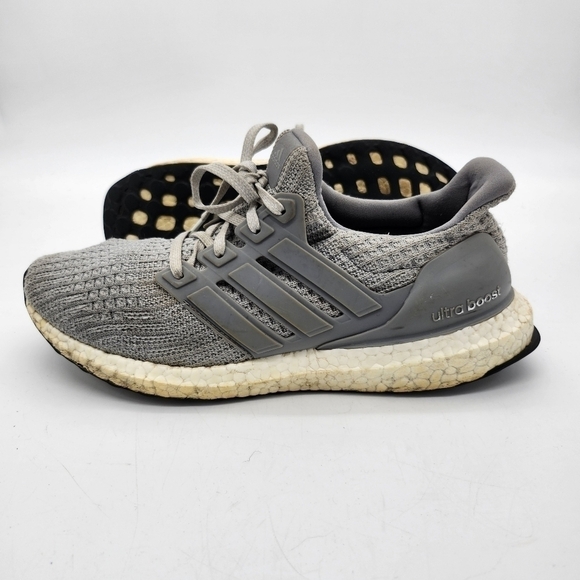 Adidas Ultra Boost BB6150 Gray Running Shoes Sneakers Women Size 8 - Picture 2 of 11